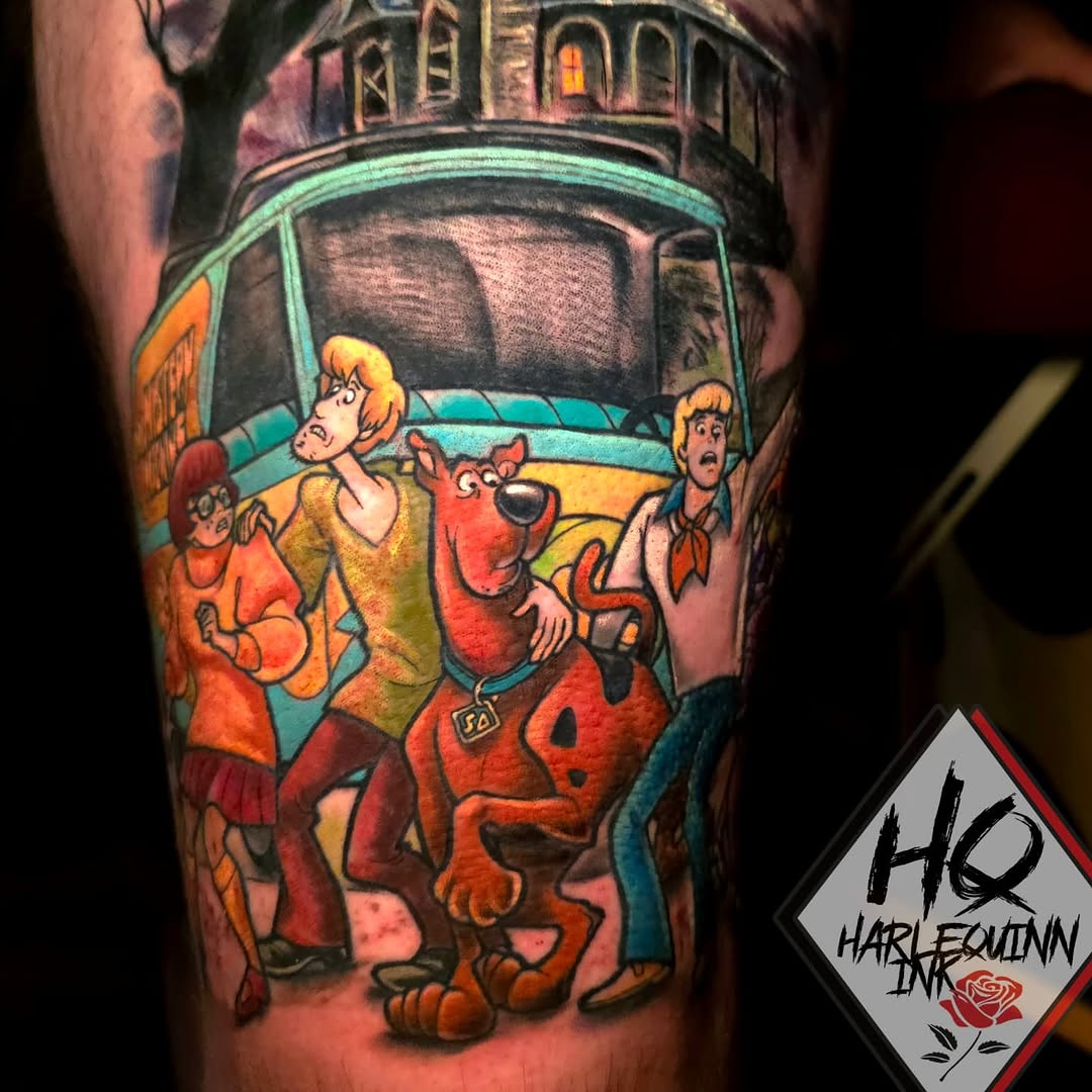 Tattoo by @harlequinn_ink — new_school