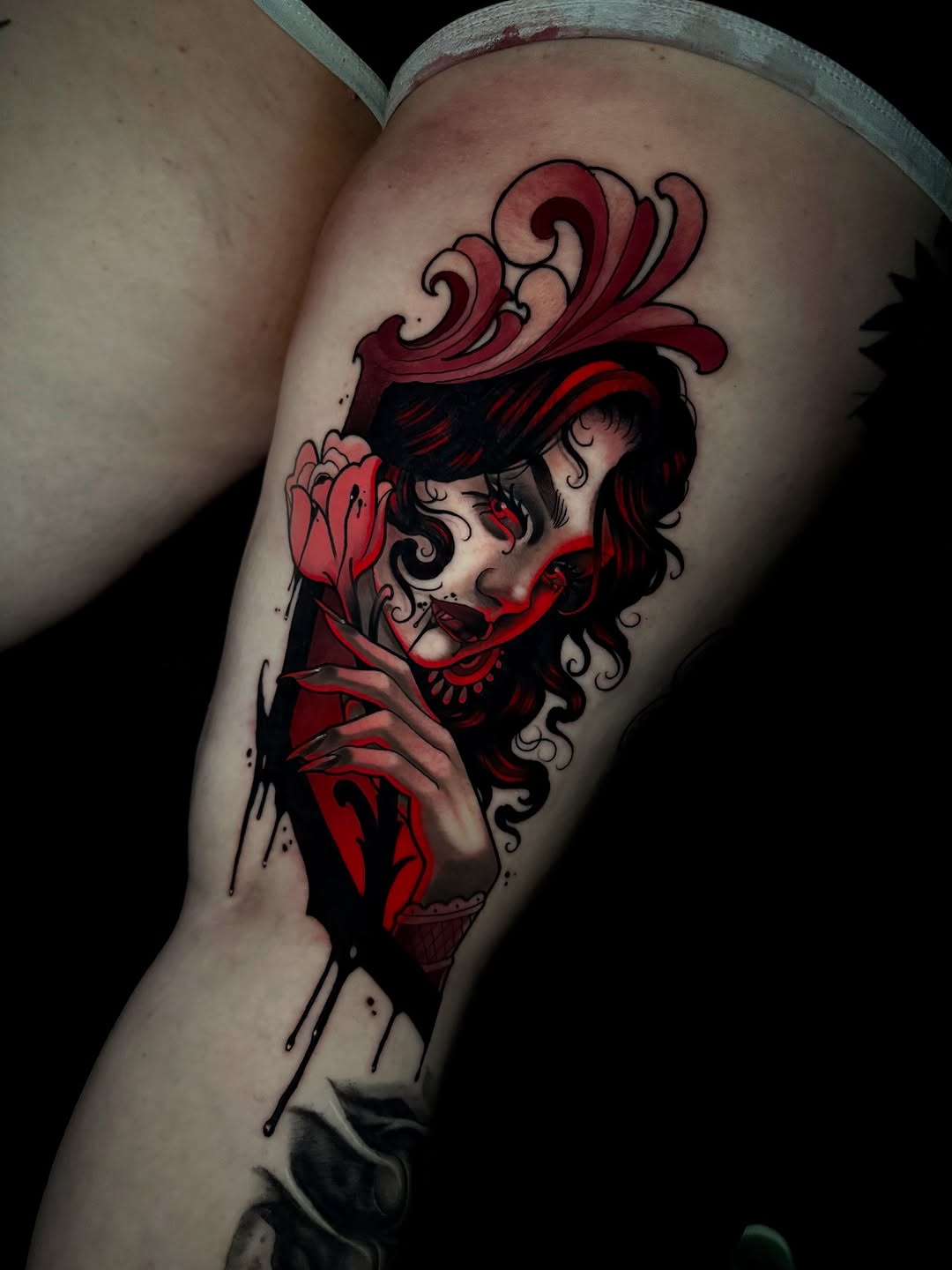 Tattoo by @chance_tattoos — neo_traditional, dark_realism