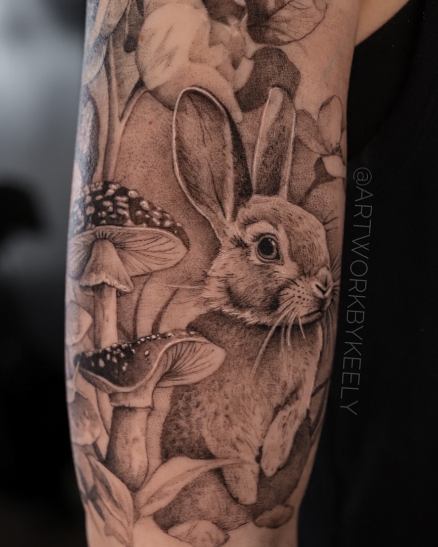 Tattoo by @artworkbykeely โ realism, dotwork