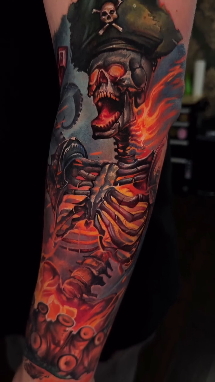 Tattoo by @dparamonov — illustrative, dark_realism