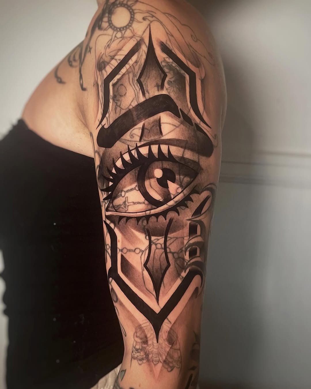 Tattoo by @leperemael — black_and_grey, realism