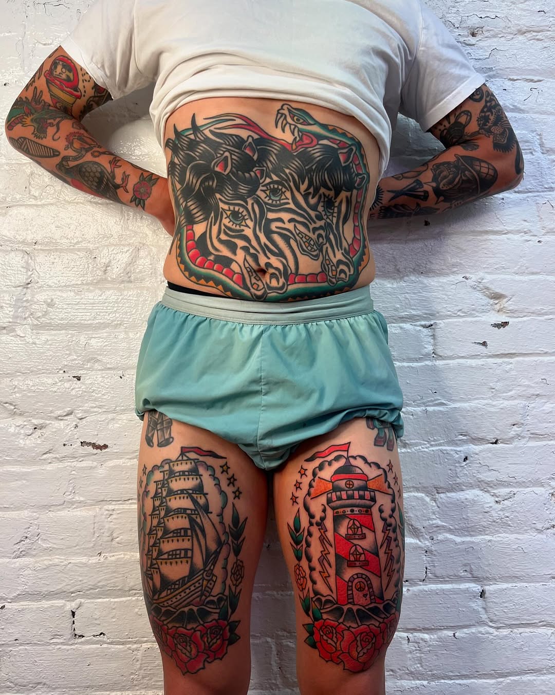 Tattoo by @victorialagano — american_traditional, illustrative