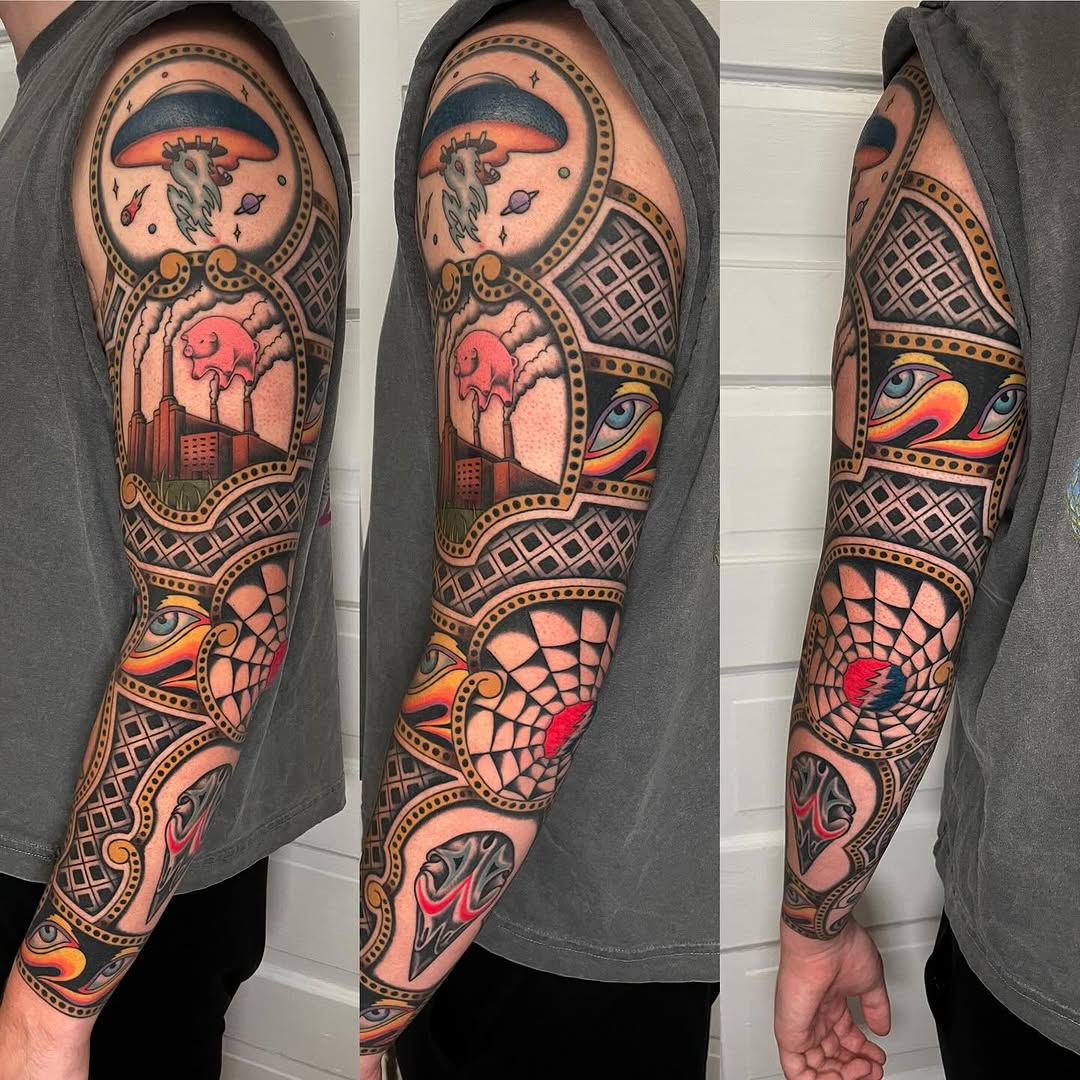 Tattoo by @_barnhill_ — neo_traditional, trash_polka