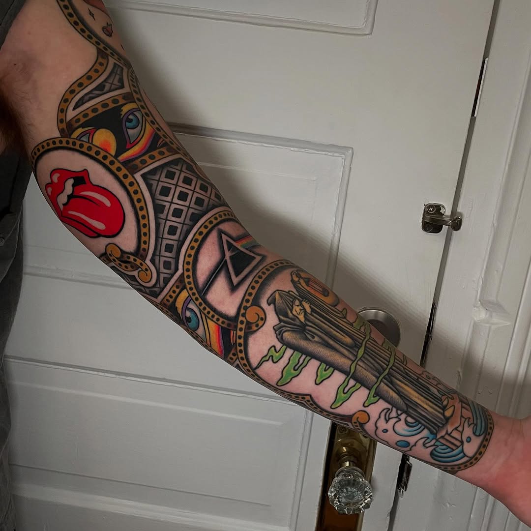 Tattoo by @_barnhill_ — american_traditional, neo_traditional