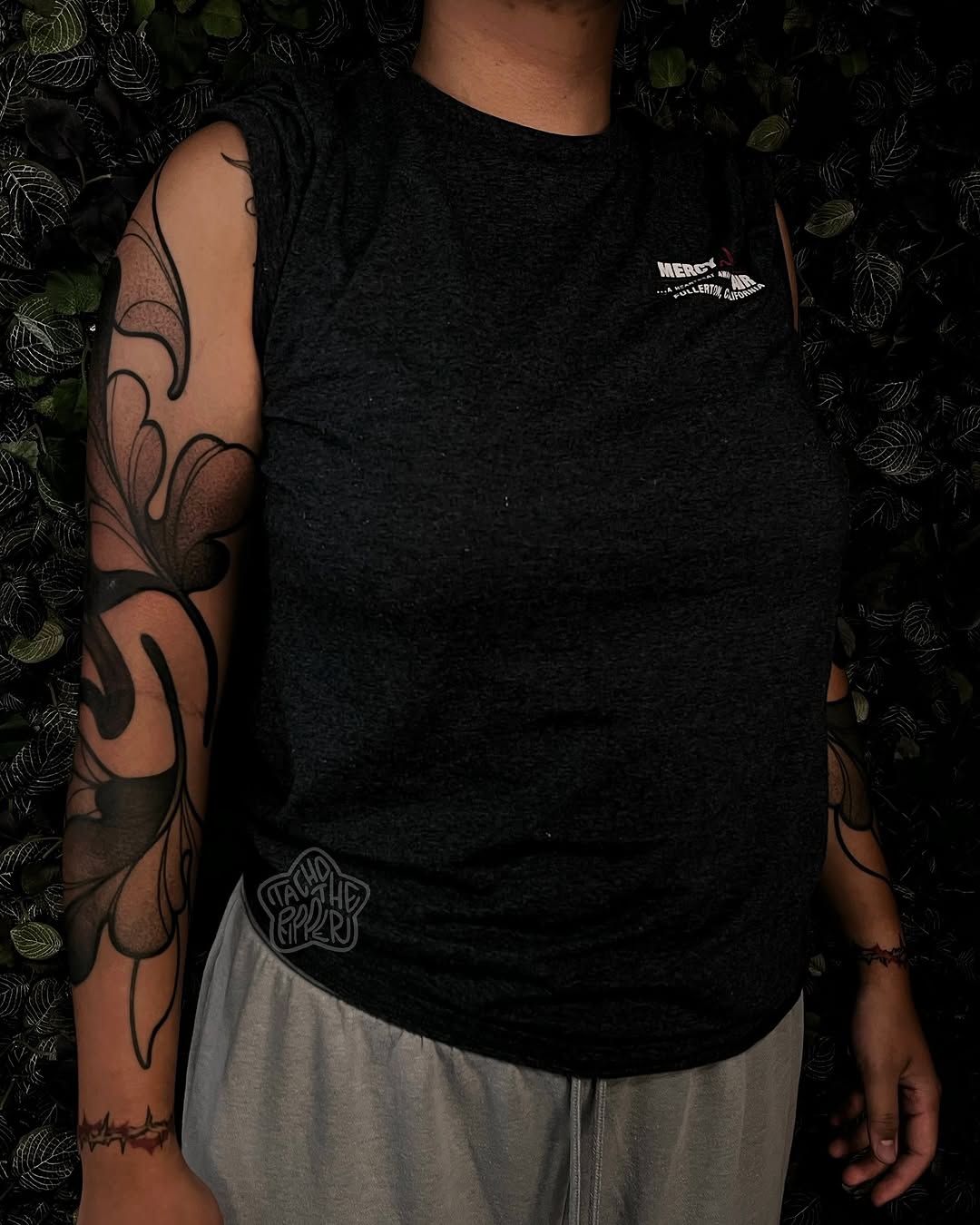 Tattoo by @tachotheripper — black_and_grey, ornamental