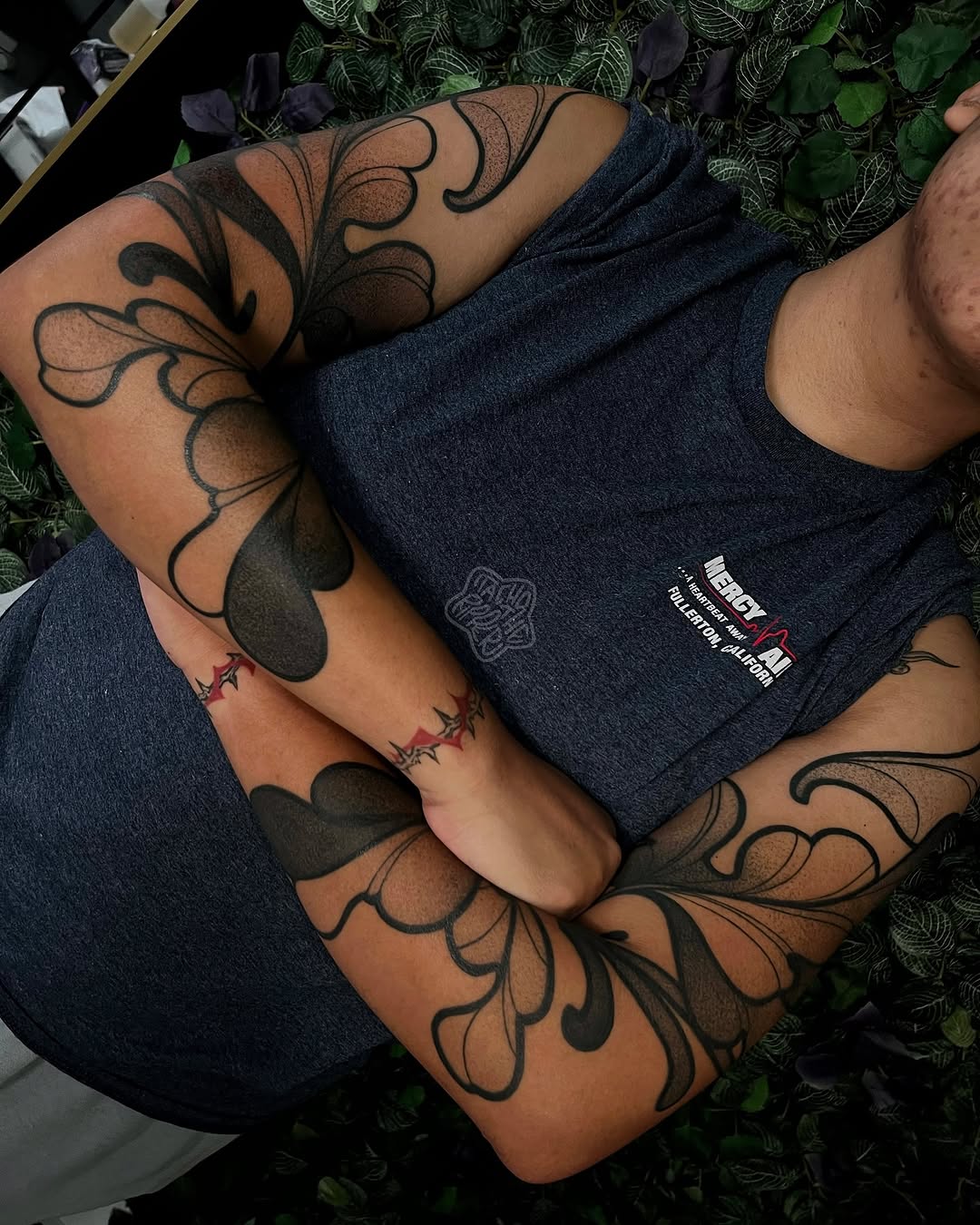 Tattoo by @tachotheripper — blackwork, ornamental