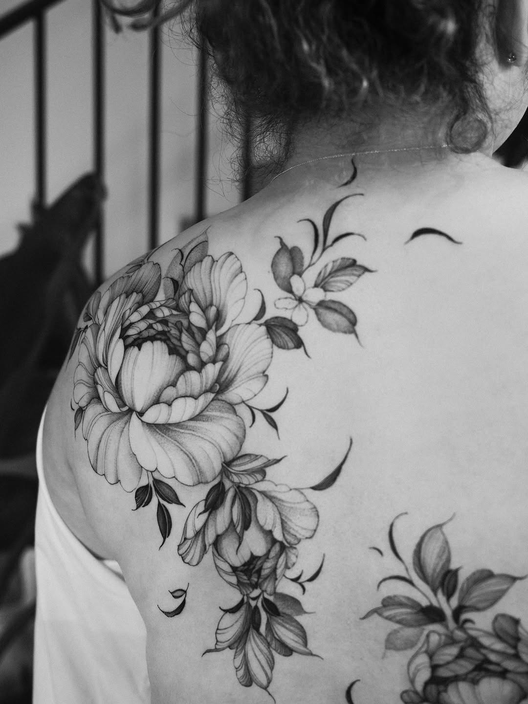 Tattoo by @lorietattoos โ black_and_grey