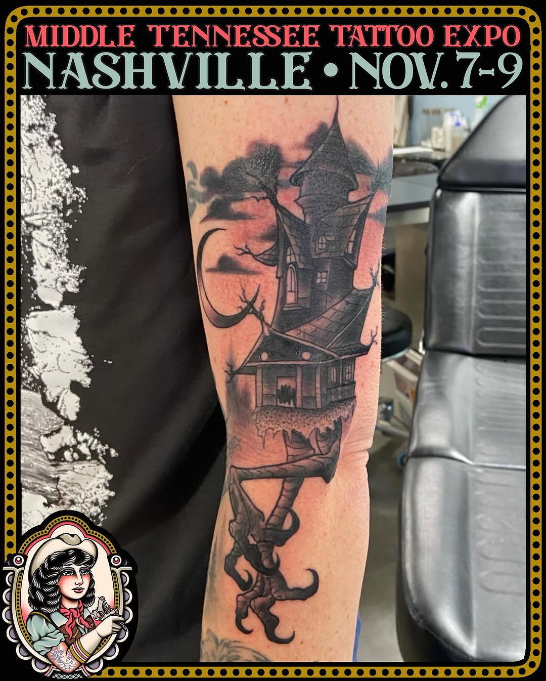 Tattoo by @josh_kirkpatrick_tattoo — dark_realism, black_and_grey