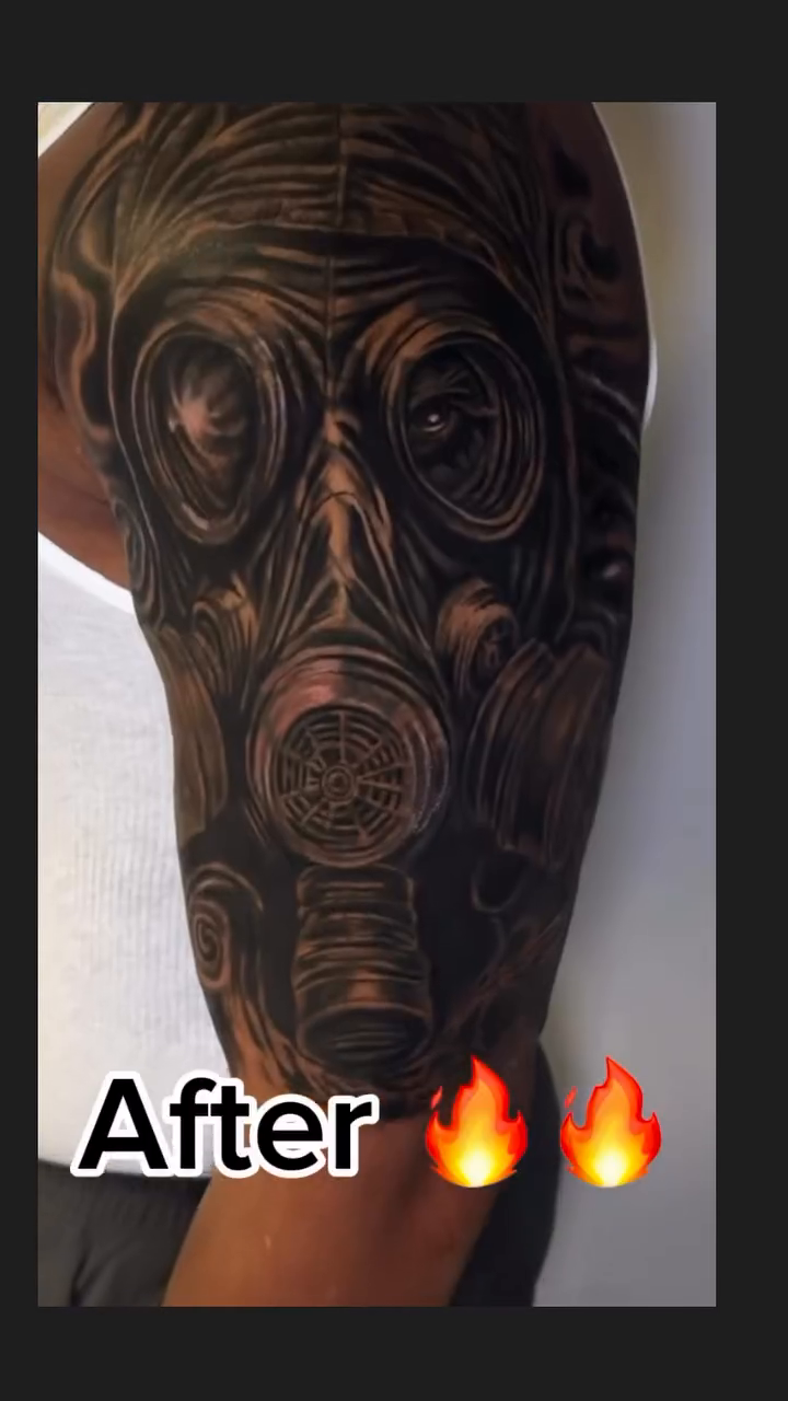 Tattoo by @imjusdifferent — realism, black_and_grey