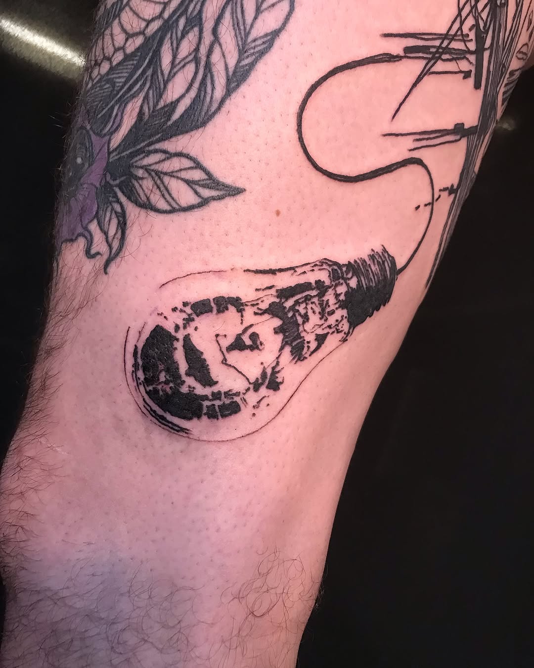 Tattoo by @no.aka.ttt — blackwork, illustrative