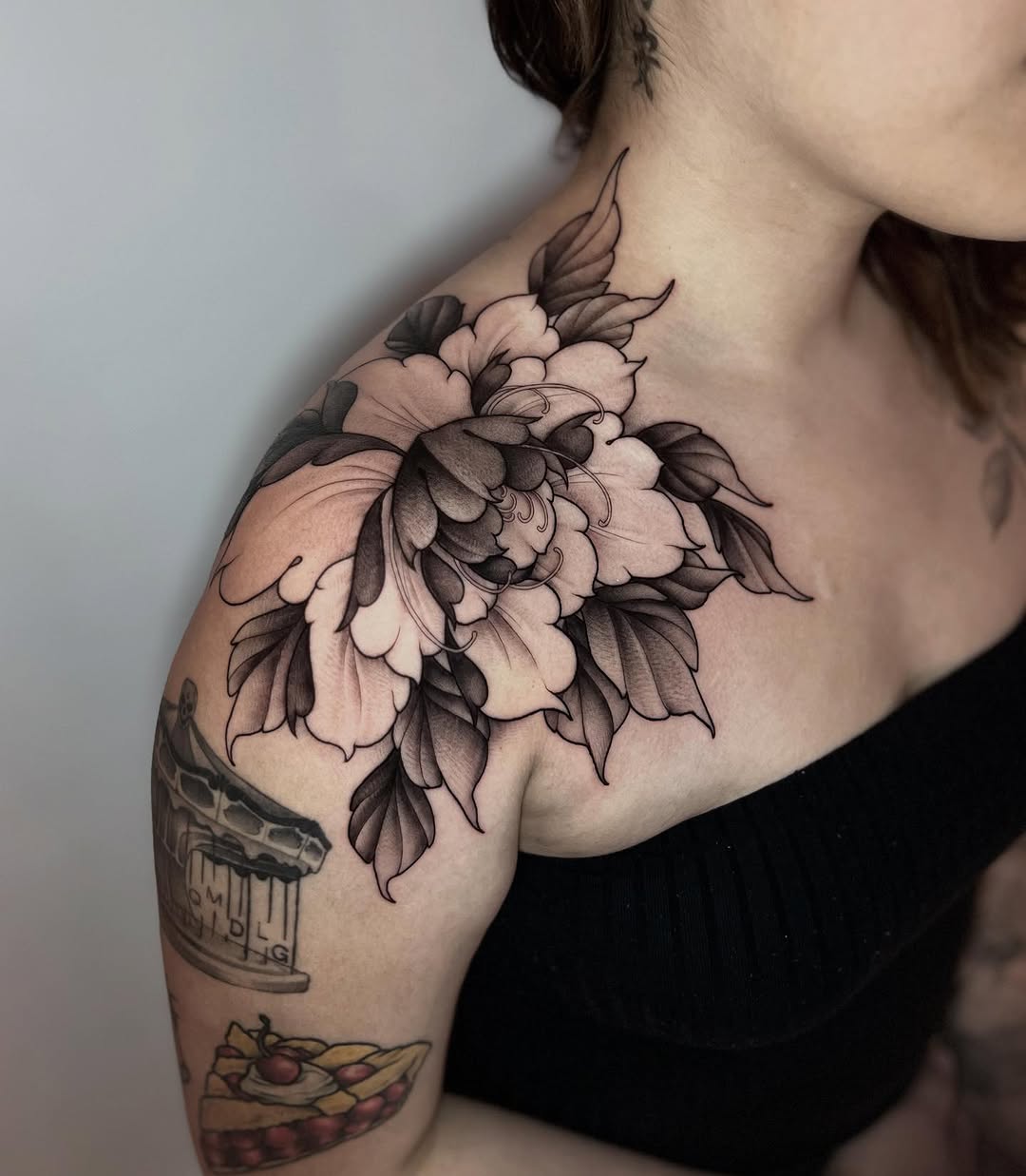 Tattoo by @ohmydarlingtattoos — japanese_irezumi, black_and_grey