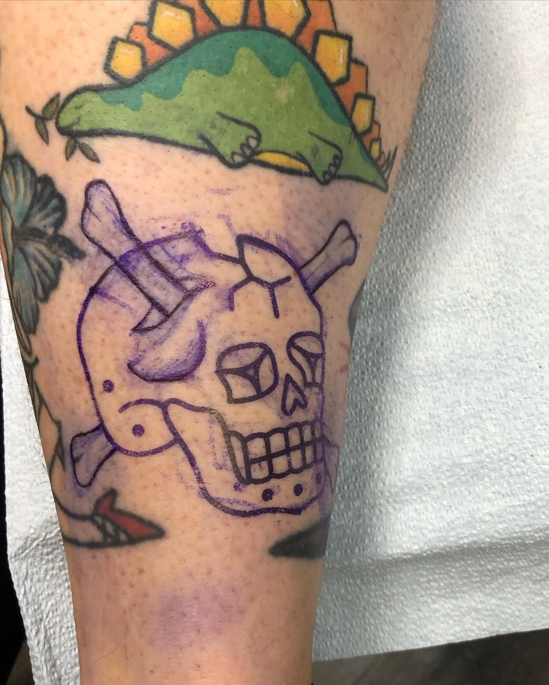 Tattoo by @vulgarviolets — american_traditional