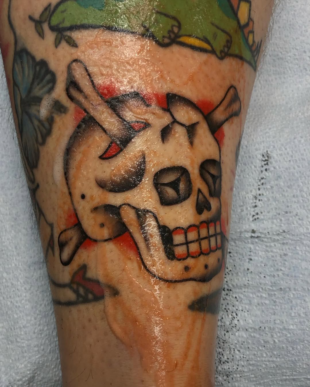 Tattoo by @vulgarviolets — american_traditional