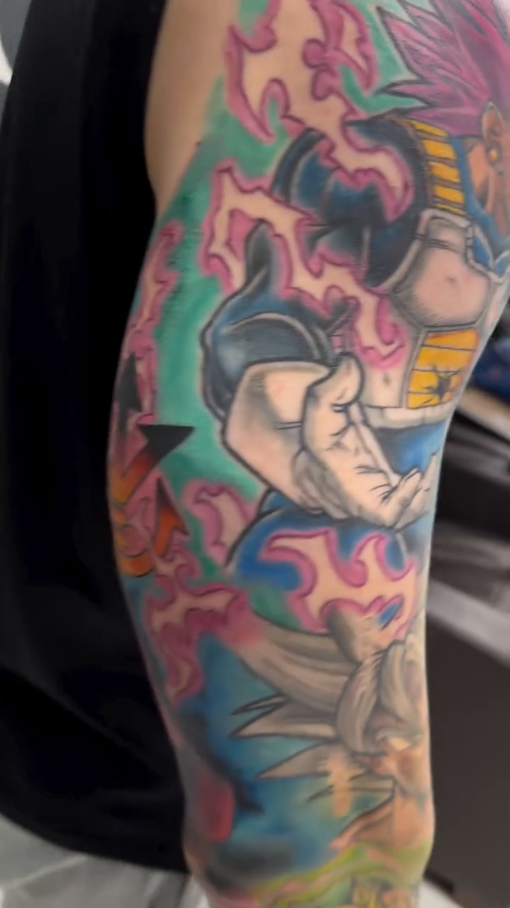 Tattoo by @andyisashark — anime