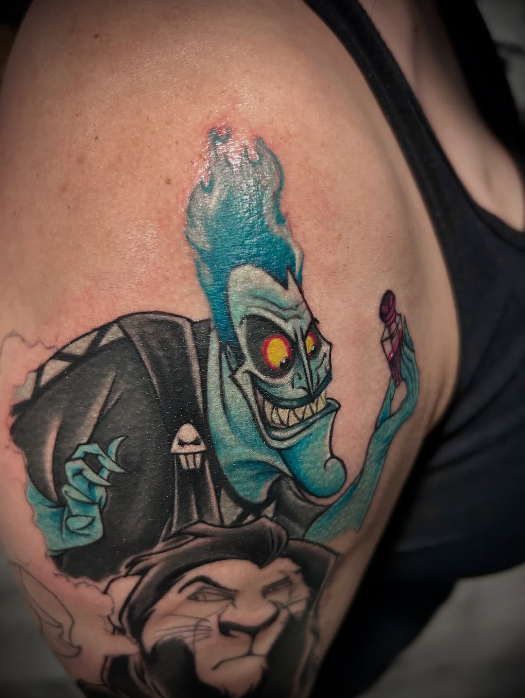 Tattoo by @artjimenez_tattoo — anime, realism