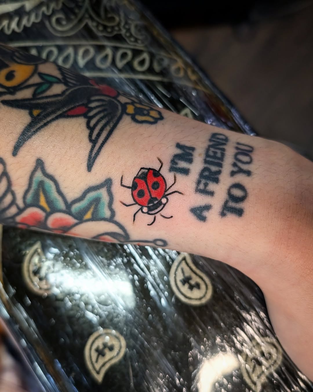 Tattoo by @reymarcable β american_traditional, lettering_script