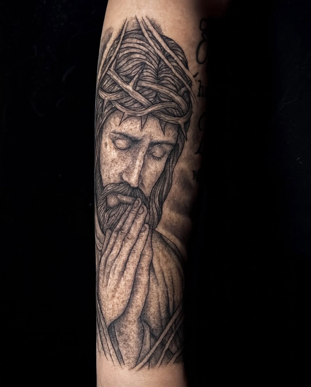 Tattoo by @luckyseventattoos — realism, black_and_grey