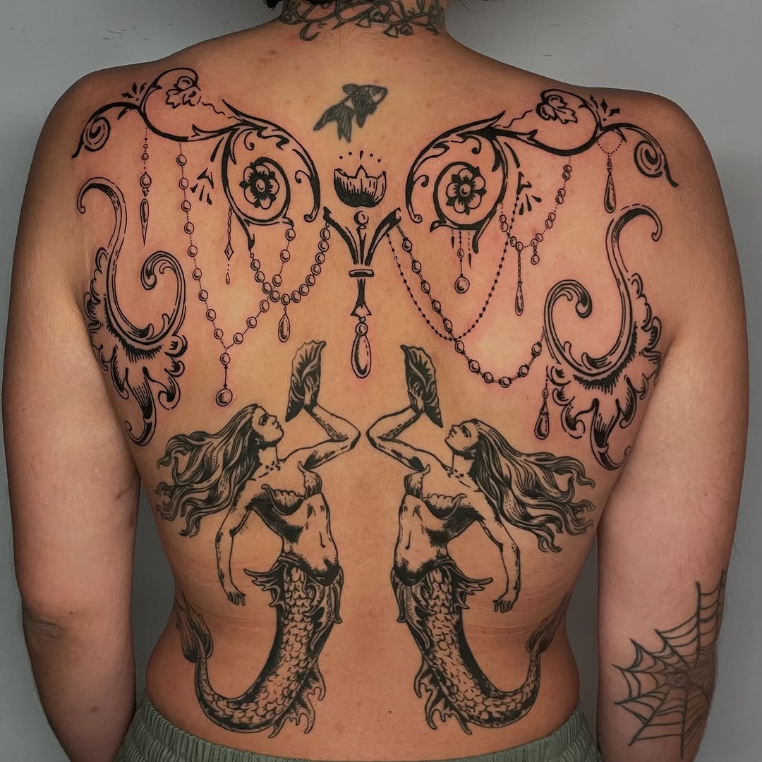 Tattoo by @thankyou4thetrust — illustrative, black_and_grey