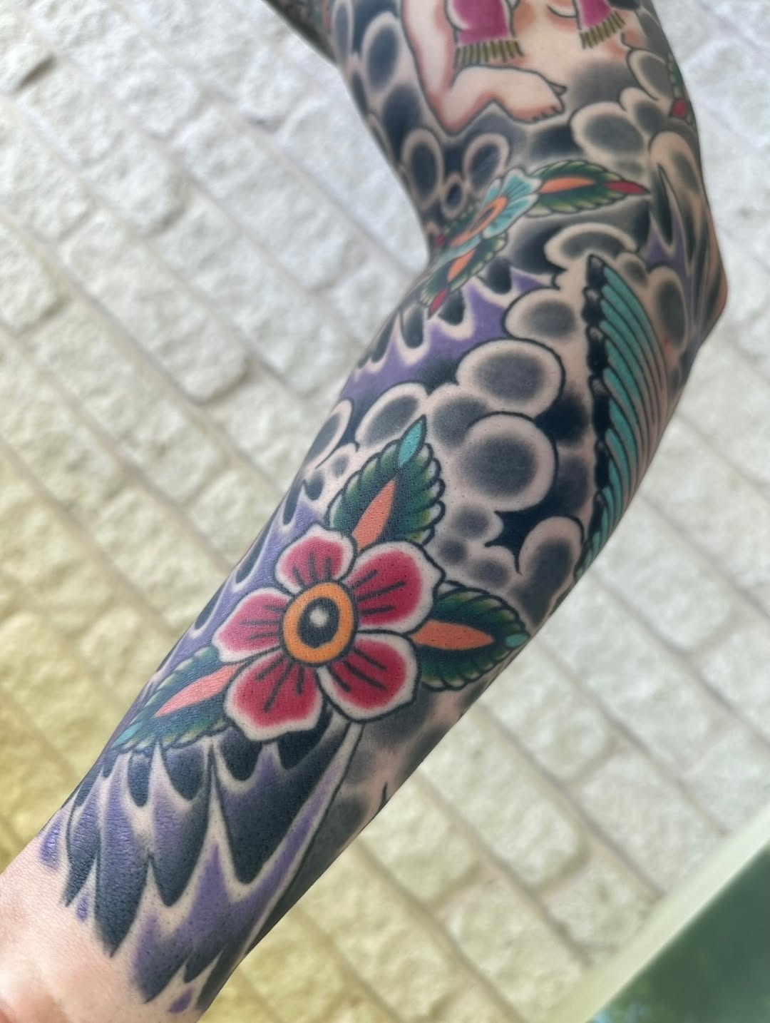 Tattoo by @scottcookseytattooer — american_traditional, japanese_irezumi