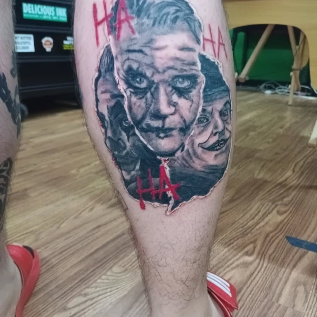 Tattoo by @speedy_tattz — realism, black_and_grey