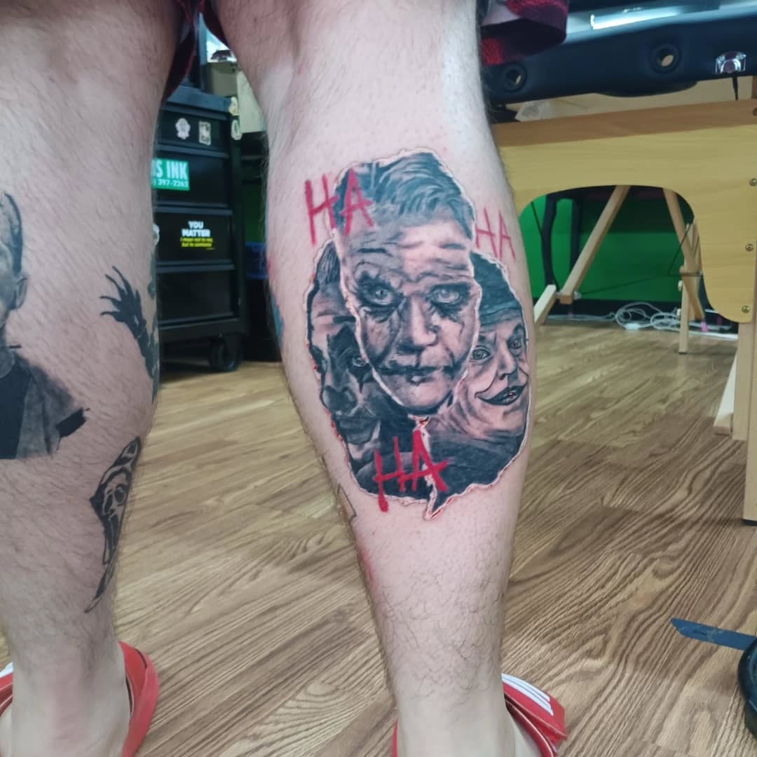 Tattoo by @speedy_tattz — realism, black_and_grey