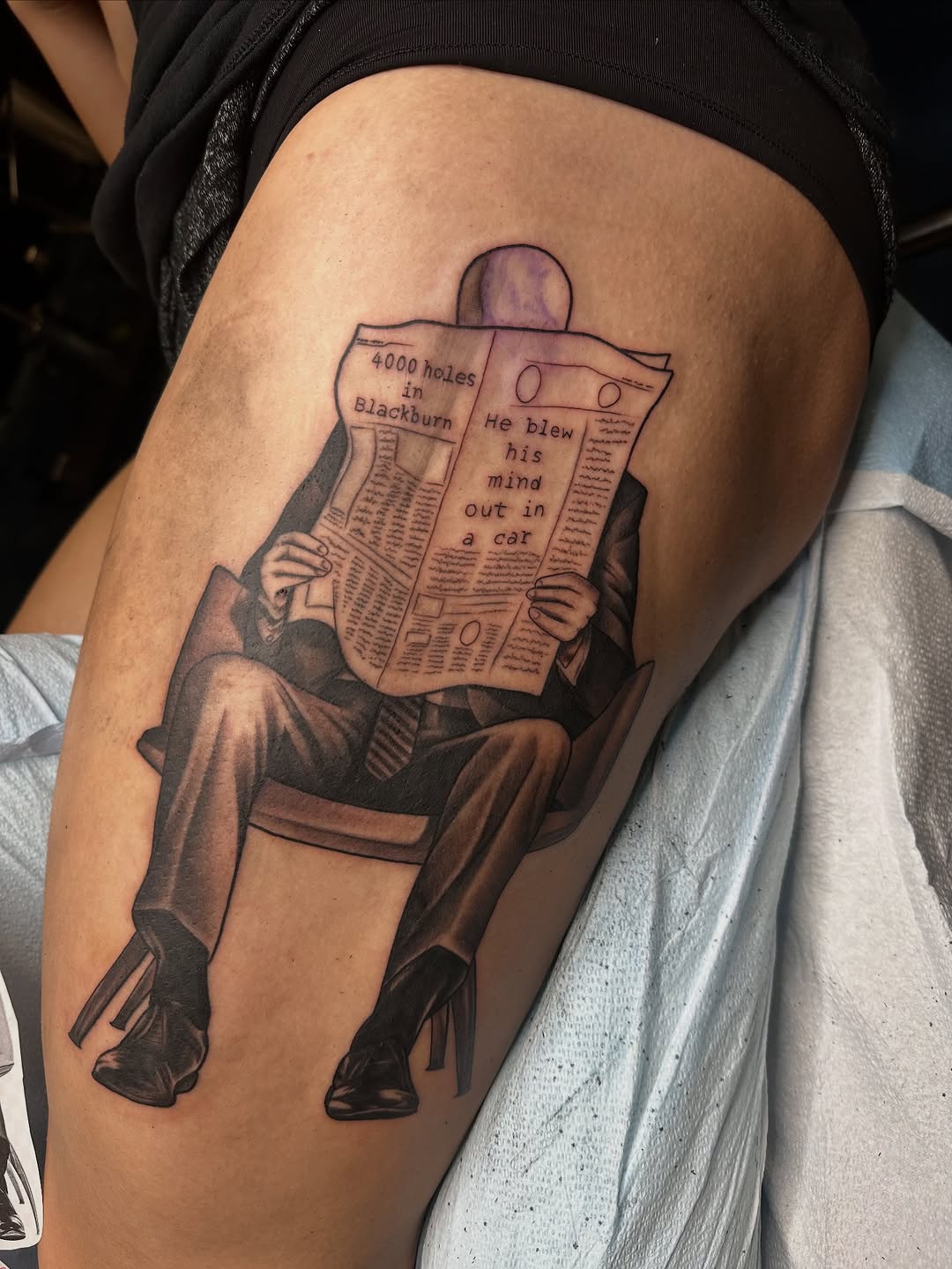 Tattoo by @samdoestattoos โ realism, black_and_grey