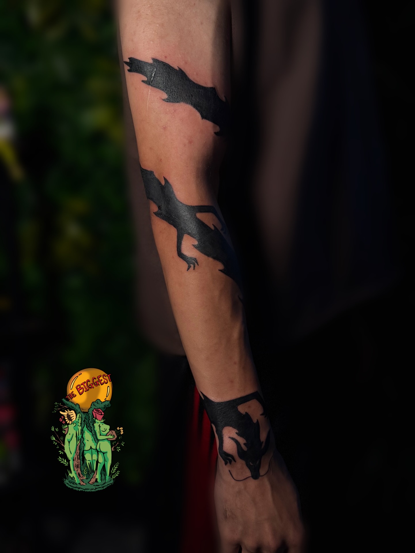 Tattoo by @marquesjneal — blackwork