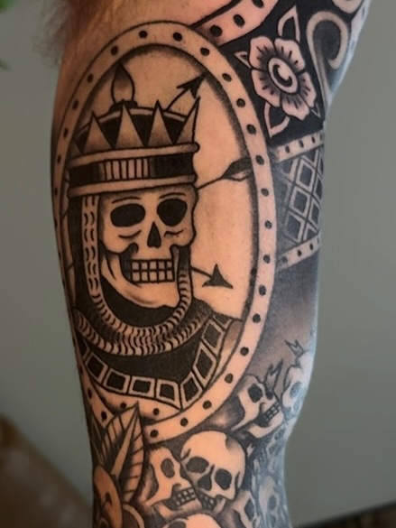Tattoo by @coryallentattoos β american_traditional, black_and_grey