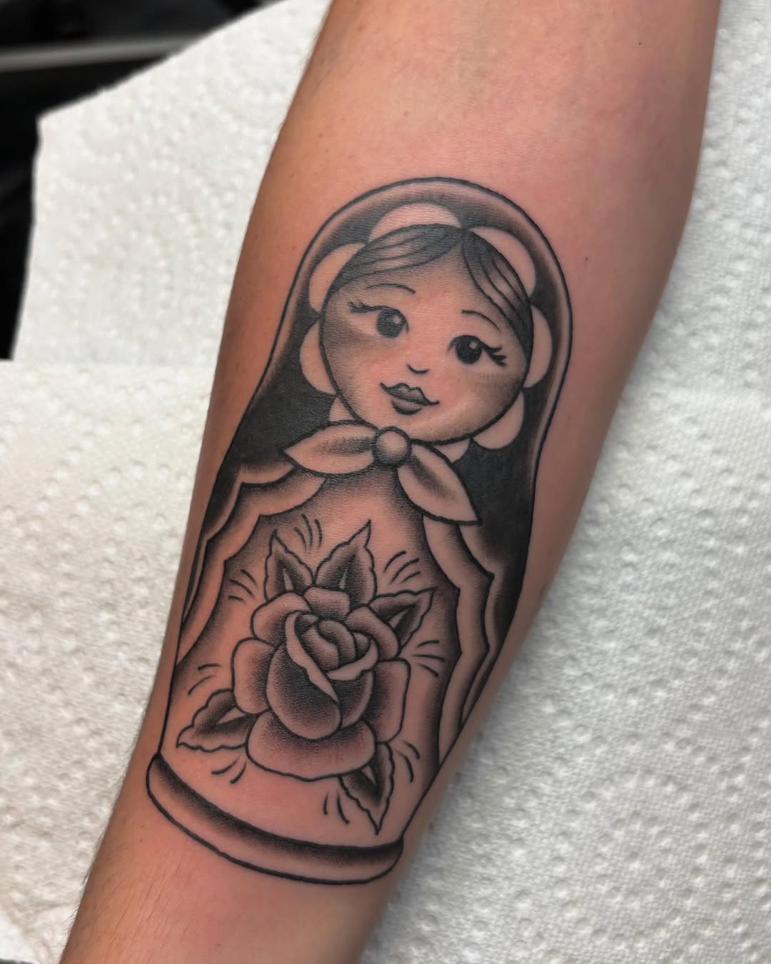 Tattoo by @tattoos.by.ang — american_traditional, black_and_grey