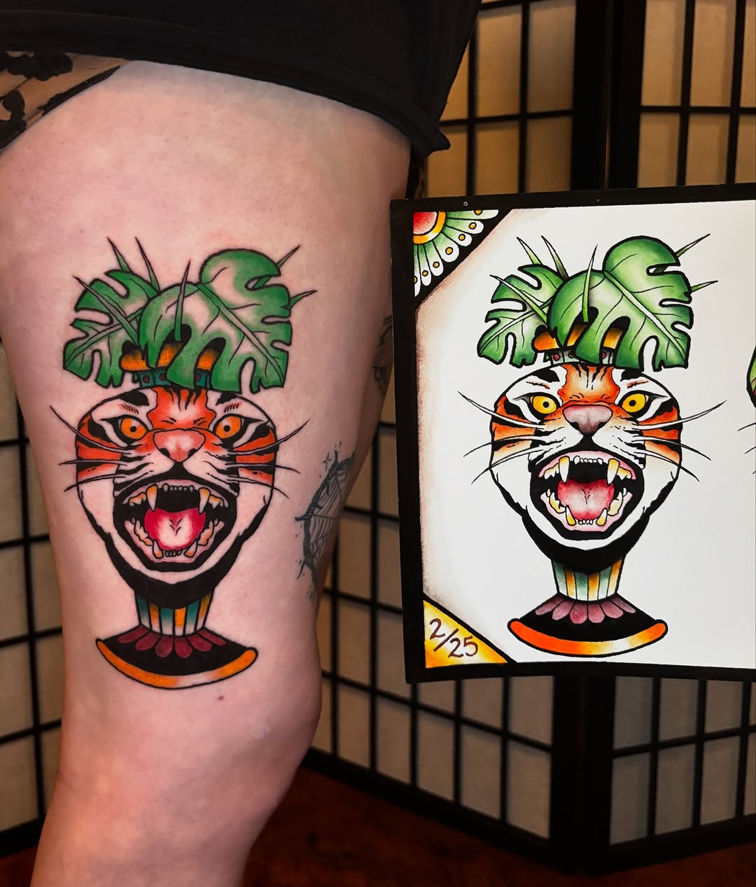 Tattoo by @lillythetattooer — american_traditional, new_school