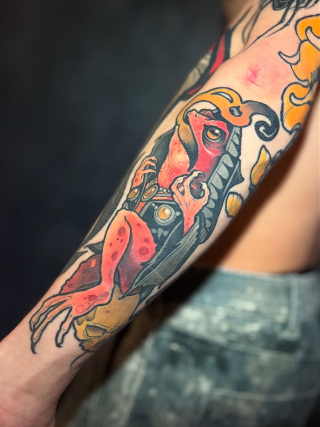 Tattoo by @matttruiano — new_school, trash_polka