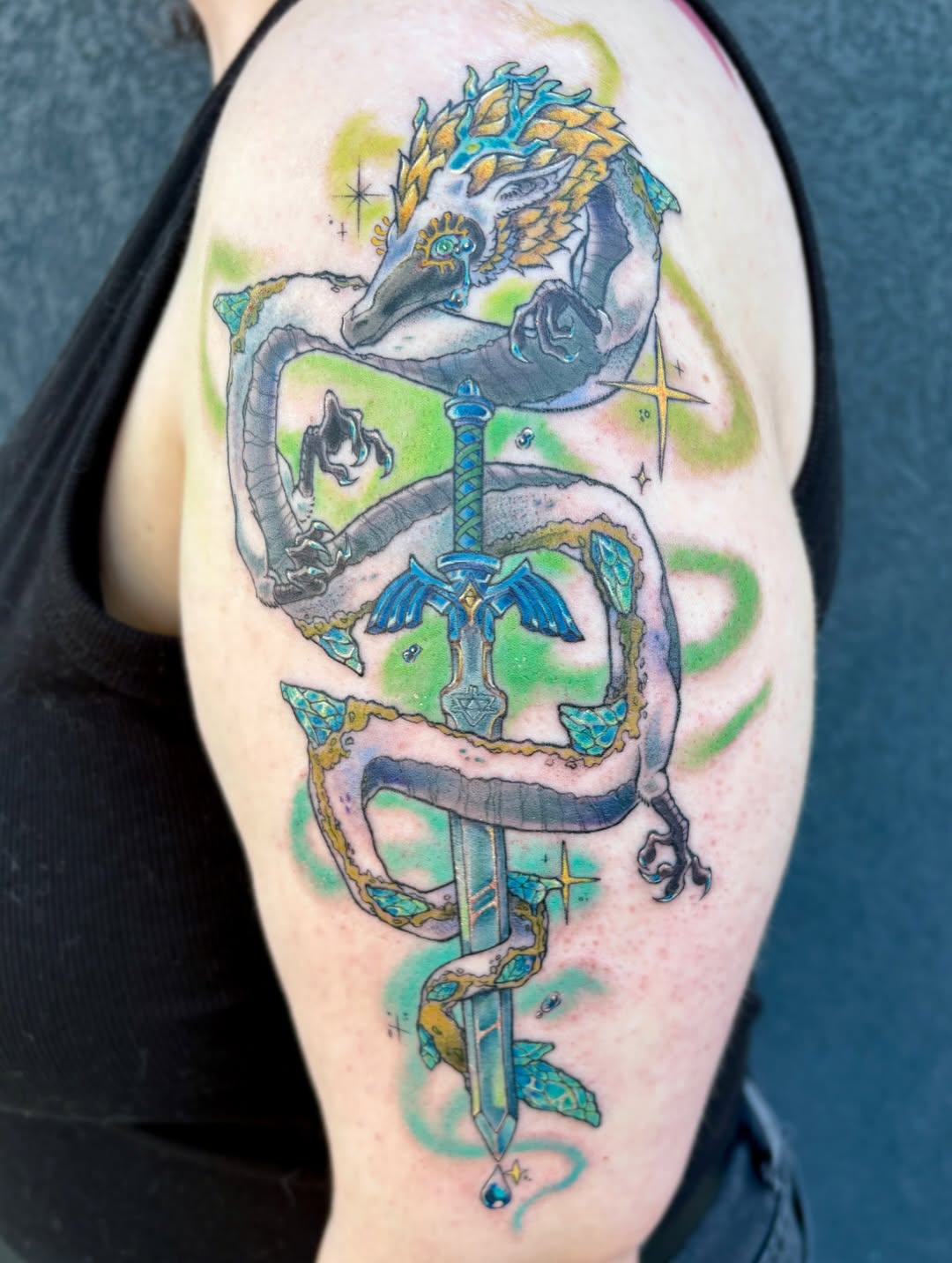 Tattoo by @frogtatz — illustrative, realism