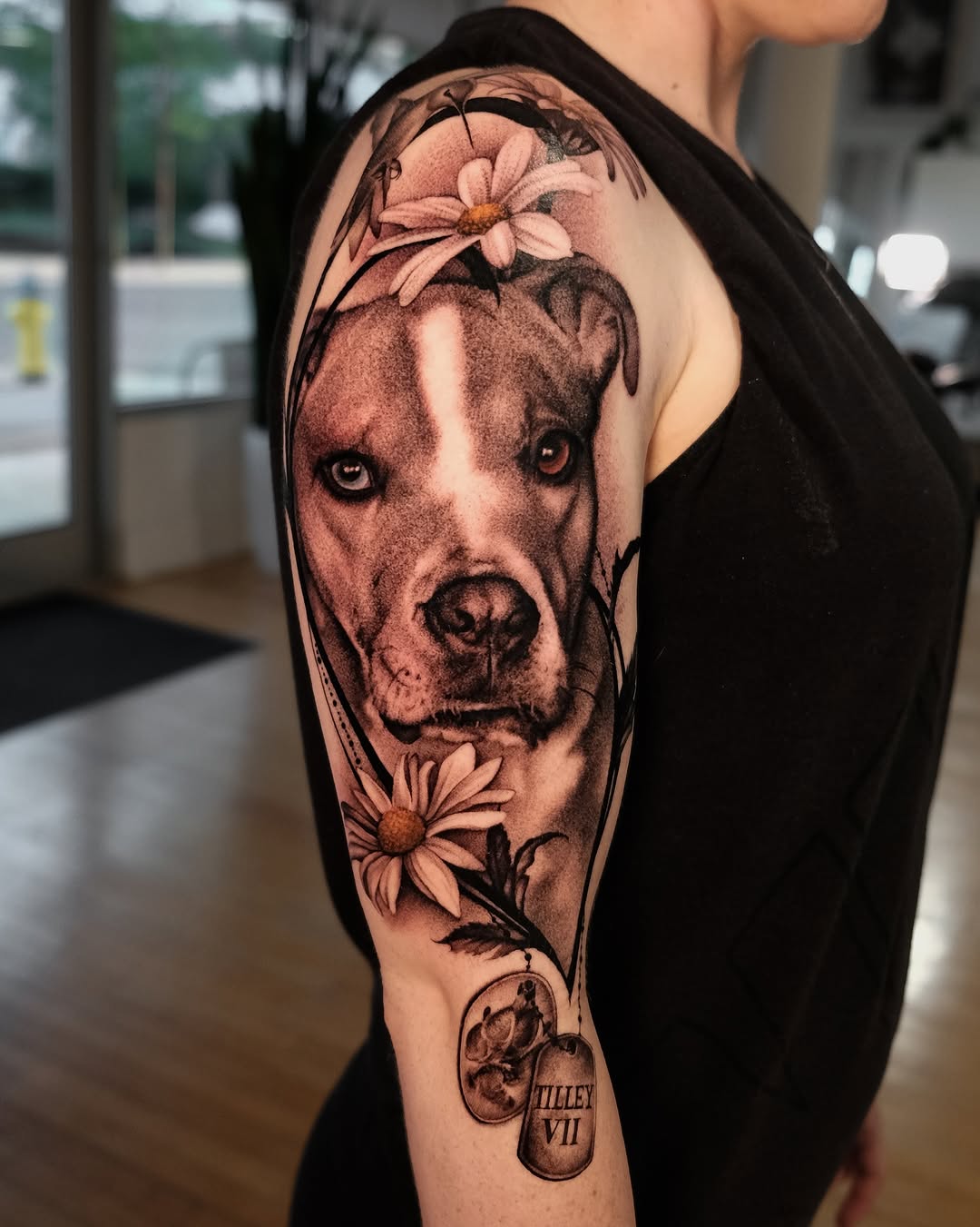 Tattoo by @tehyamaxwell — realism, black_and_grey