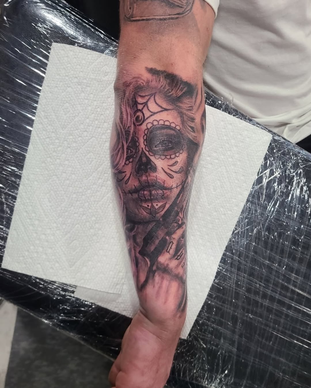 Tattoo by @shmorgue — realism, black_and_grey