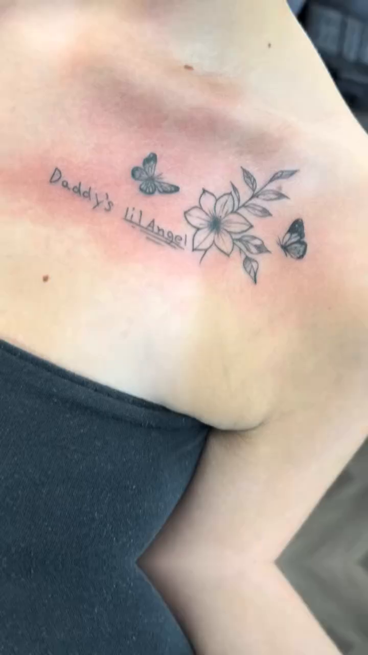 Tattoo by @chicago_inkslinger — fine_line, lettering_script