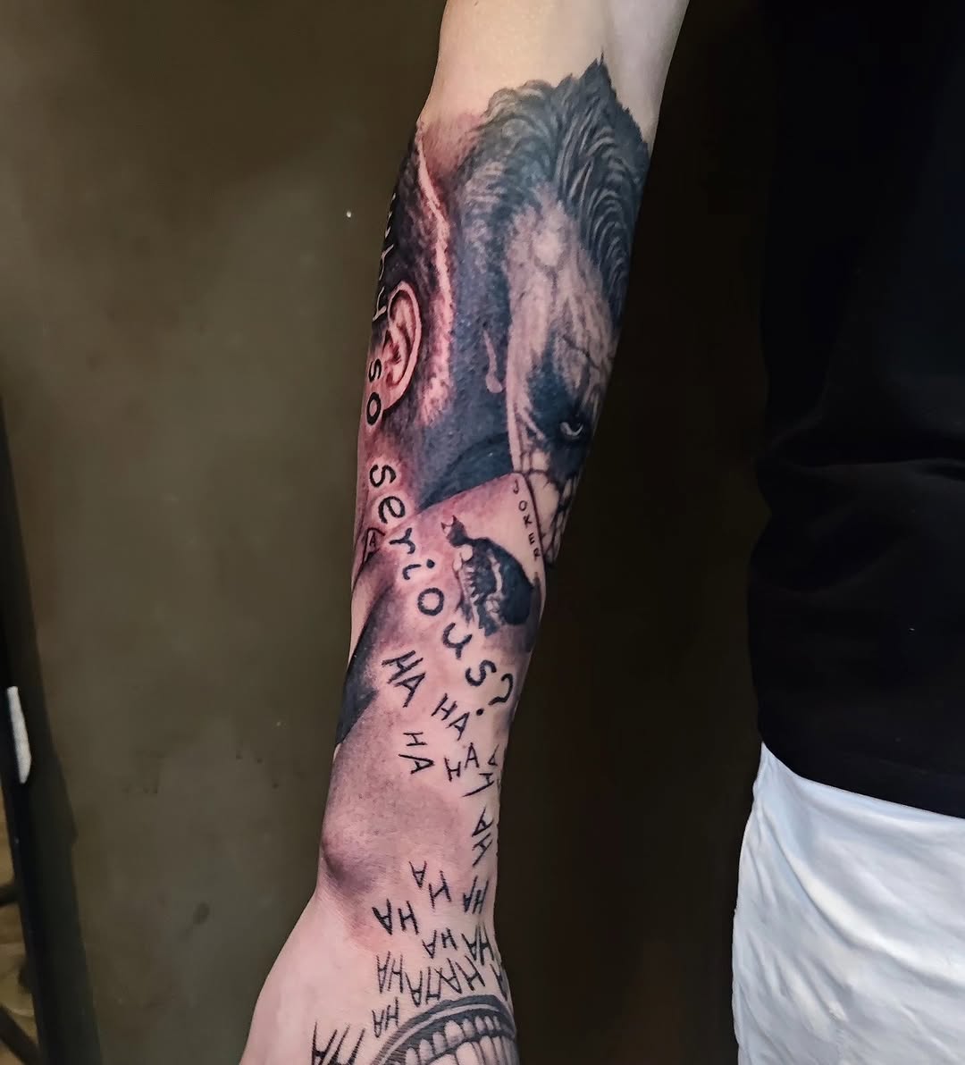 Tattoo by @alextwk.tattoo — realism, lettering_script