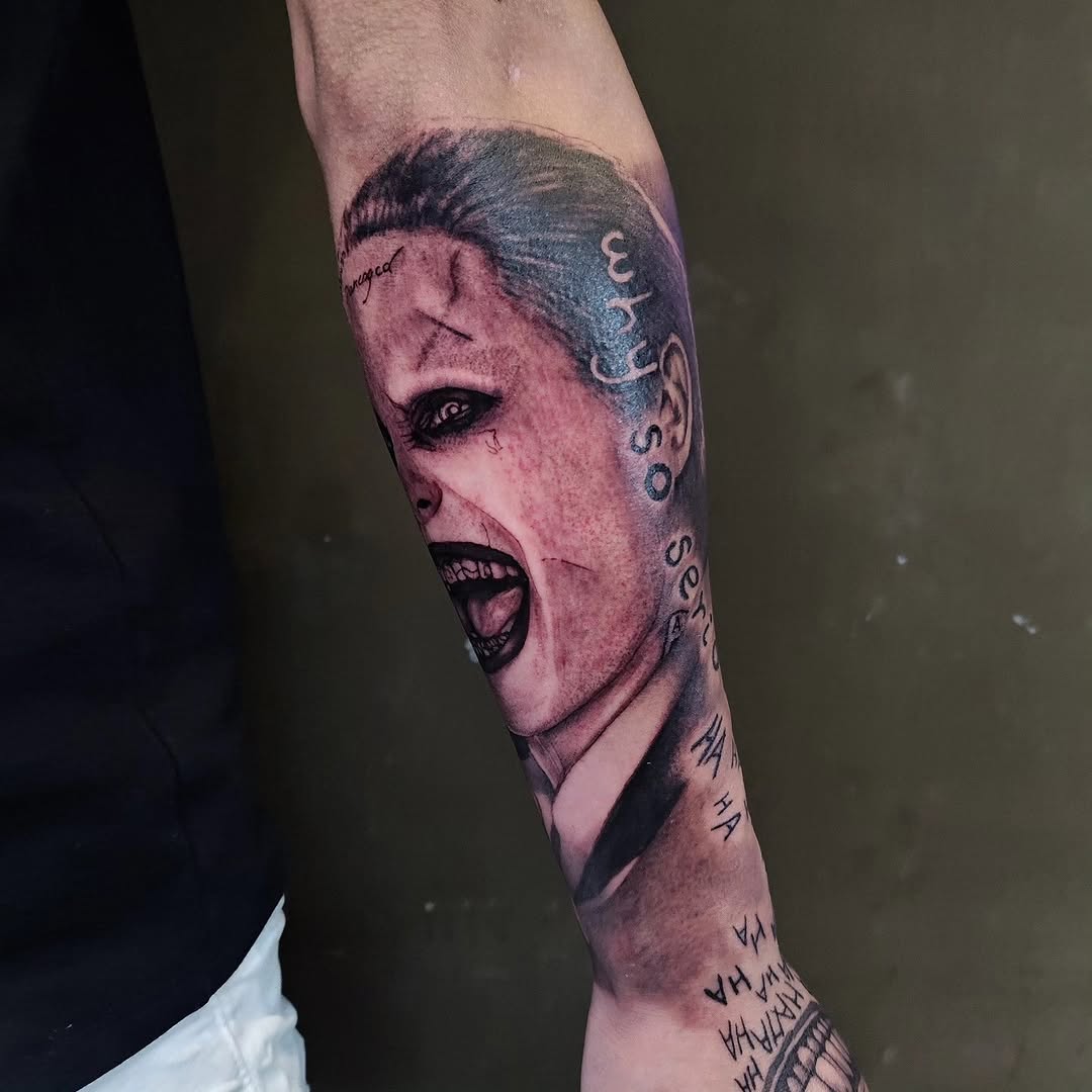 Tattoo by @alextwk.tattoo — realism, lettering_script