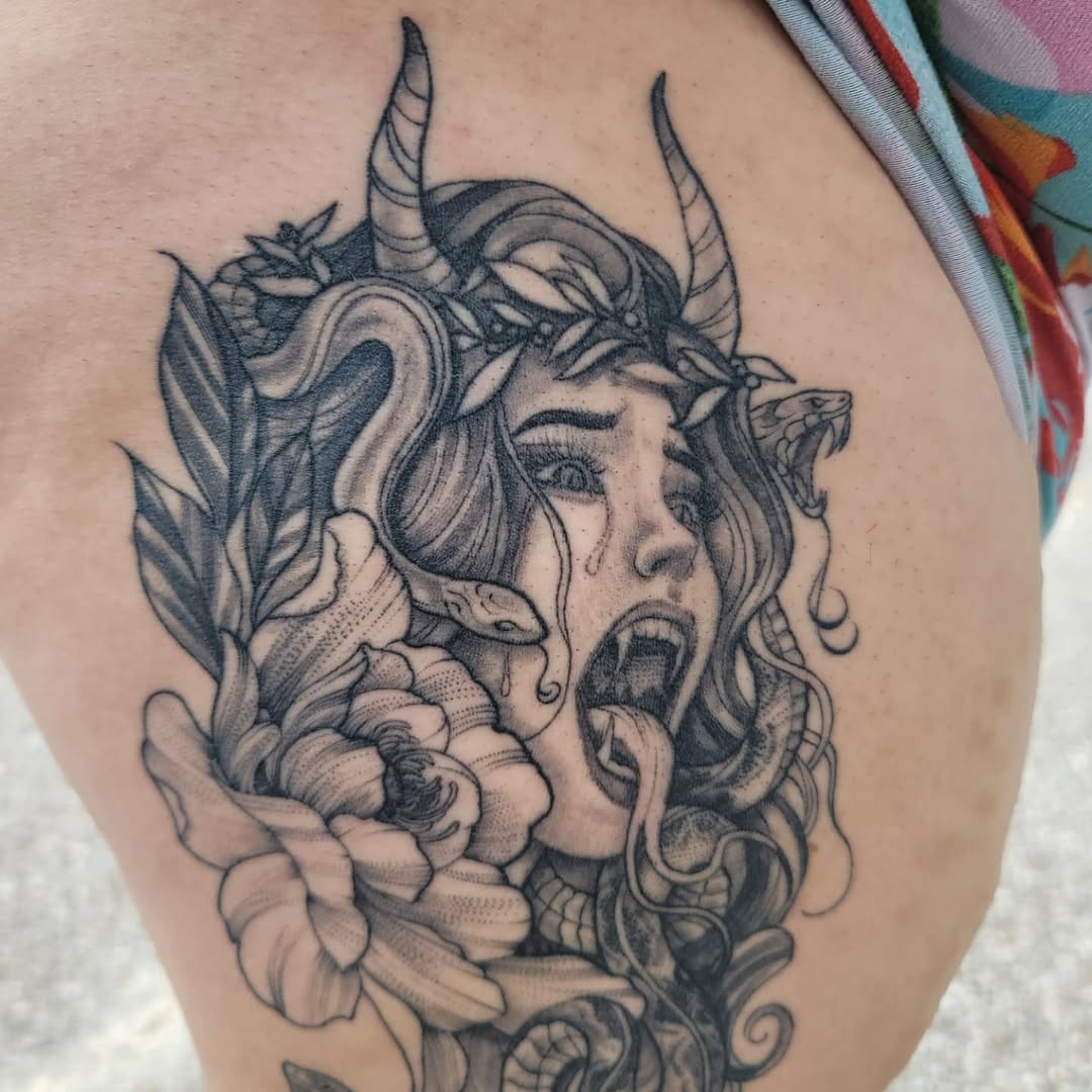 Tattoo by @xxvalhalla_tattoosxx — dark_realism, illustrative