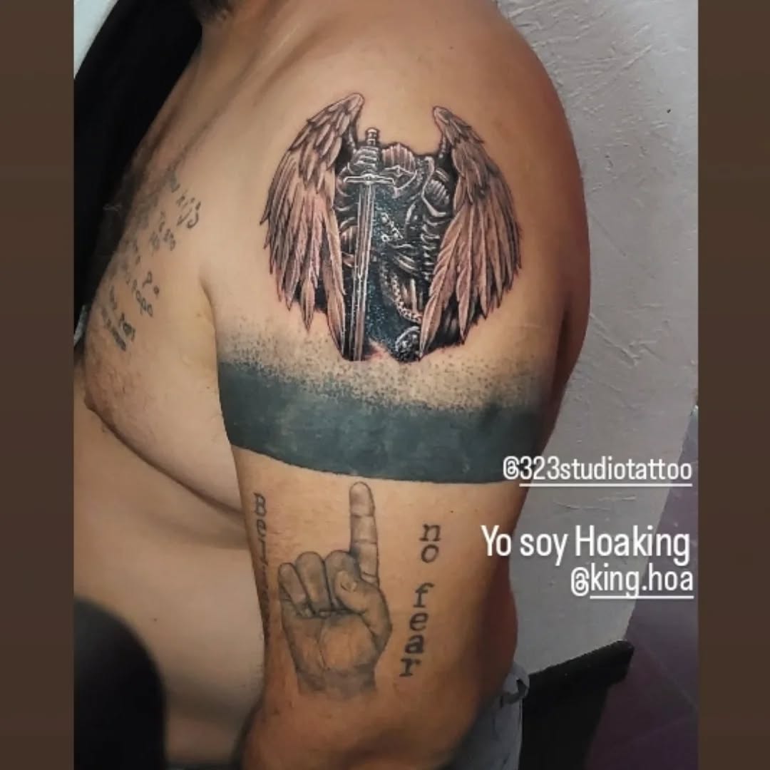 Tattoo by @323studiotattoo — realism, black_and_grey
