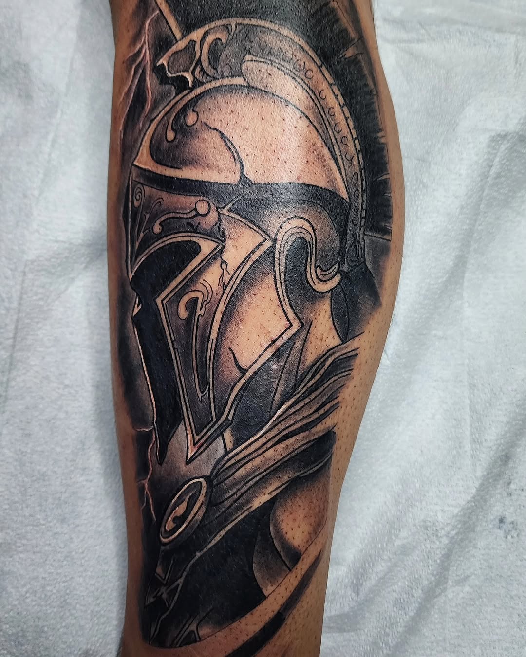 Tattoo by @madx.ink — black_and_grey, realism