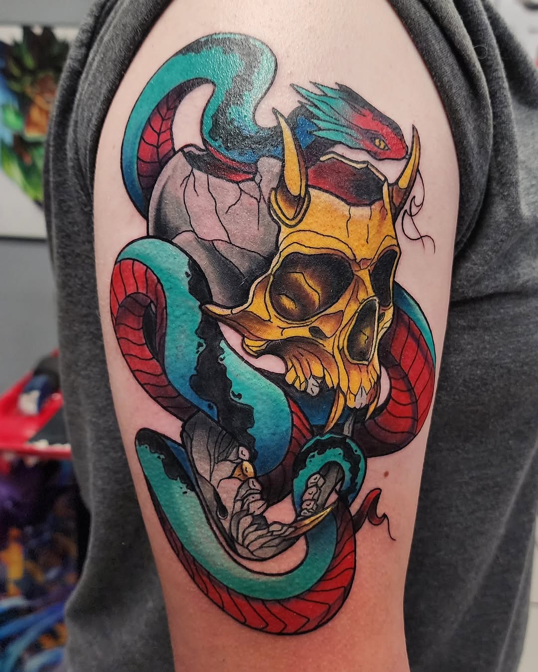 Tattoo by @madx.ink — new_school, dark_realism