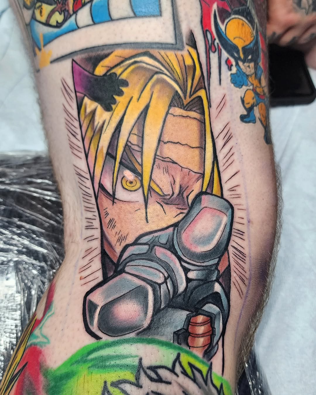 Tattoo by @madx.ink — anime, new_school