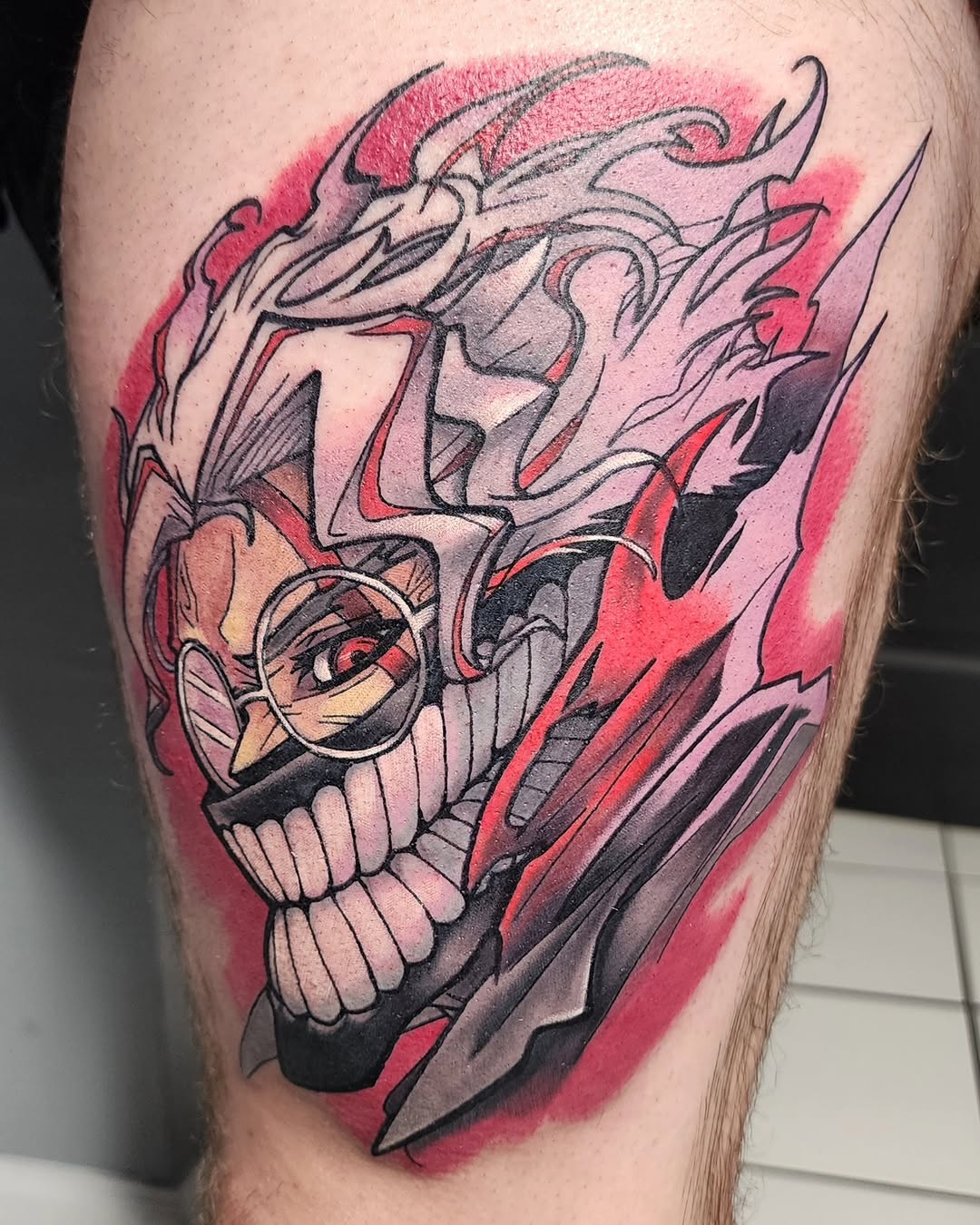 Tattoo by @madx.ink — anime, trash_polka