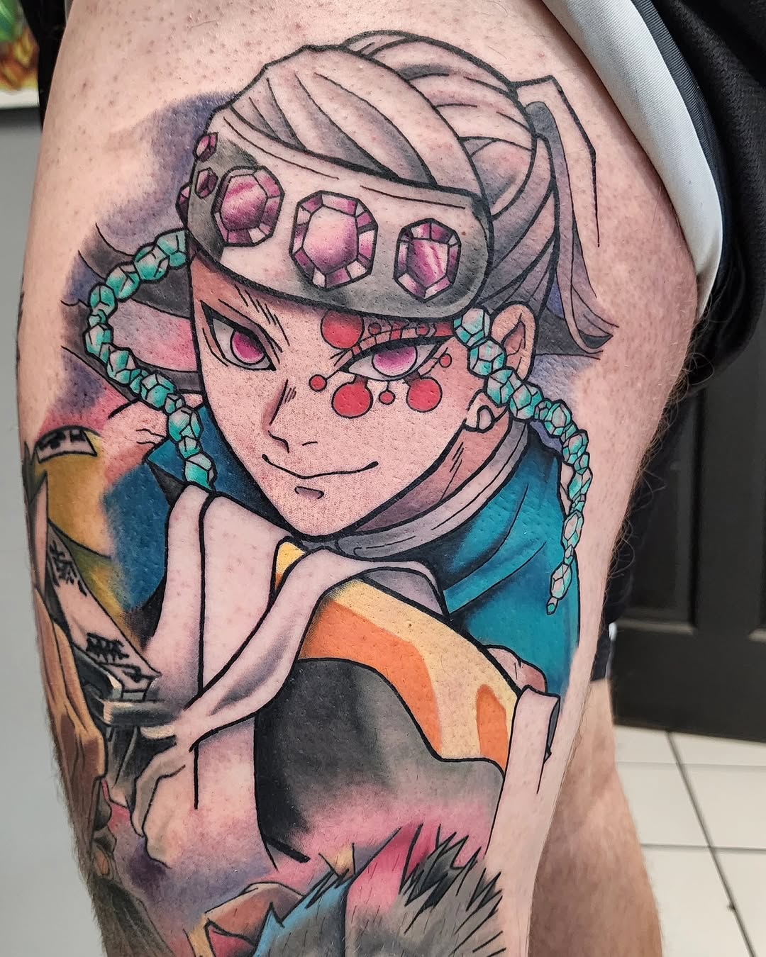 Tattoo by @madx.ink — anime, new_school
