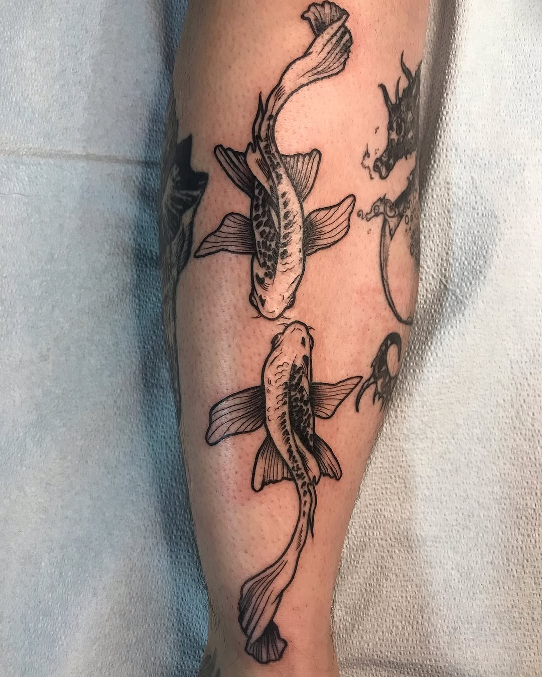Tattoo by @no.aka.ttt — japanese_irezumi, black_and_grey
