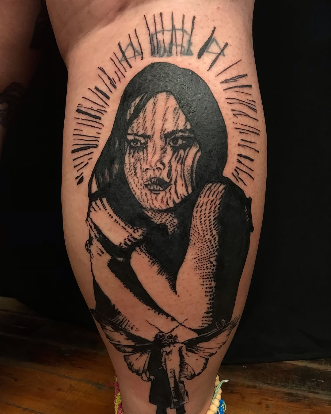 Tattoo by @no.aka.ttt — black_and_grey, illustrative