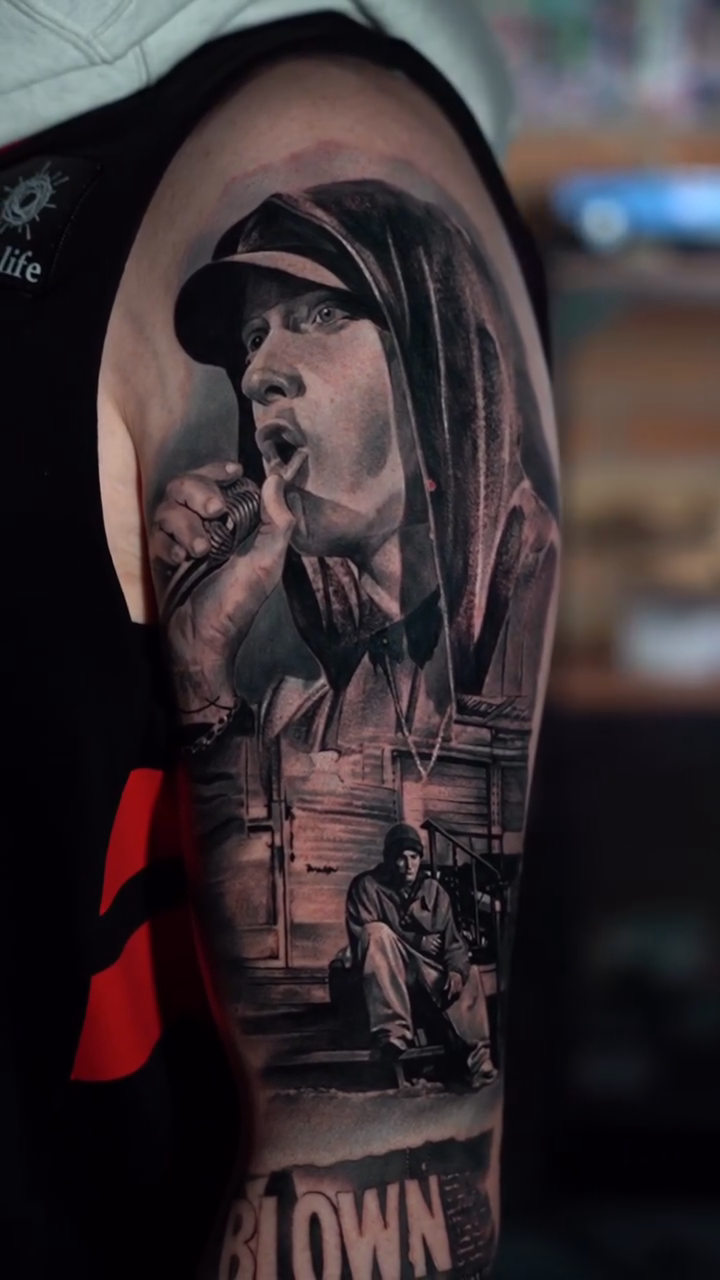 Tattoo by @vlad.tatto_o โ realism, black_and_grey