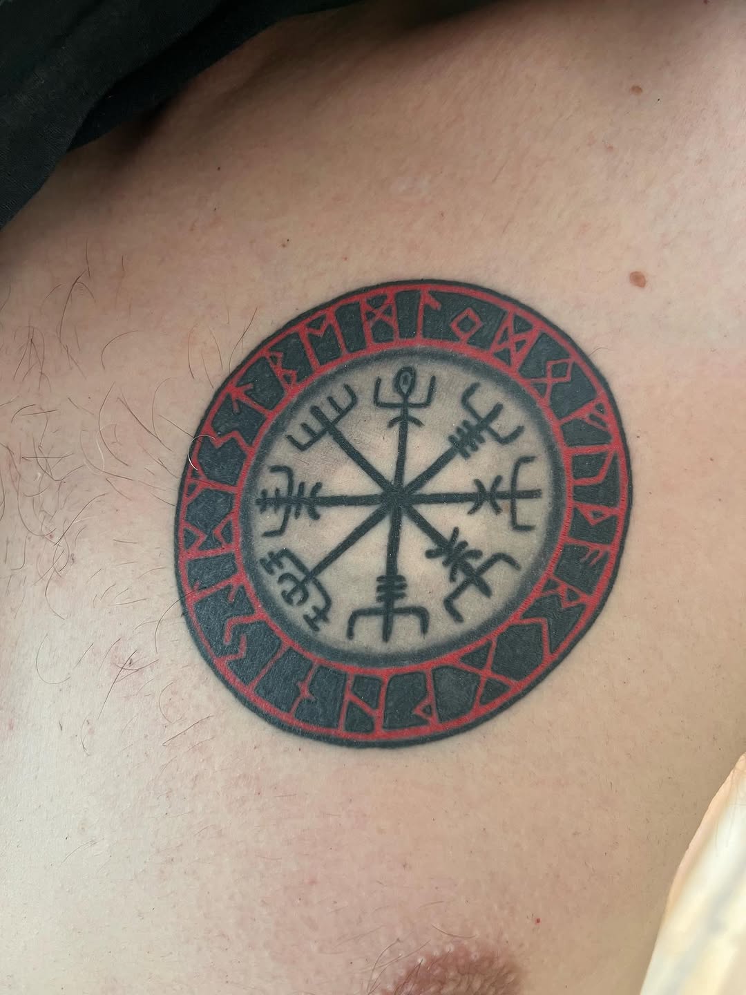 Tattoo by @steven_blackheart — geometric, blackwork