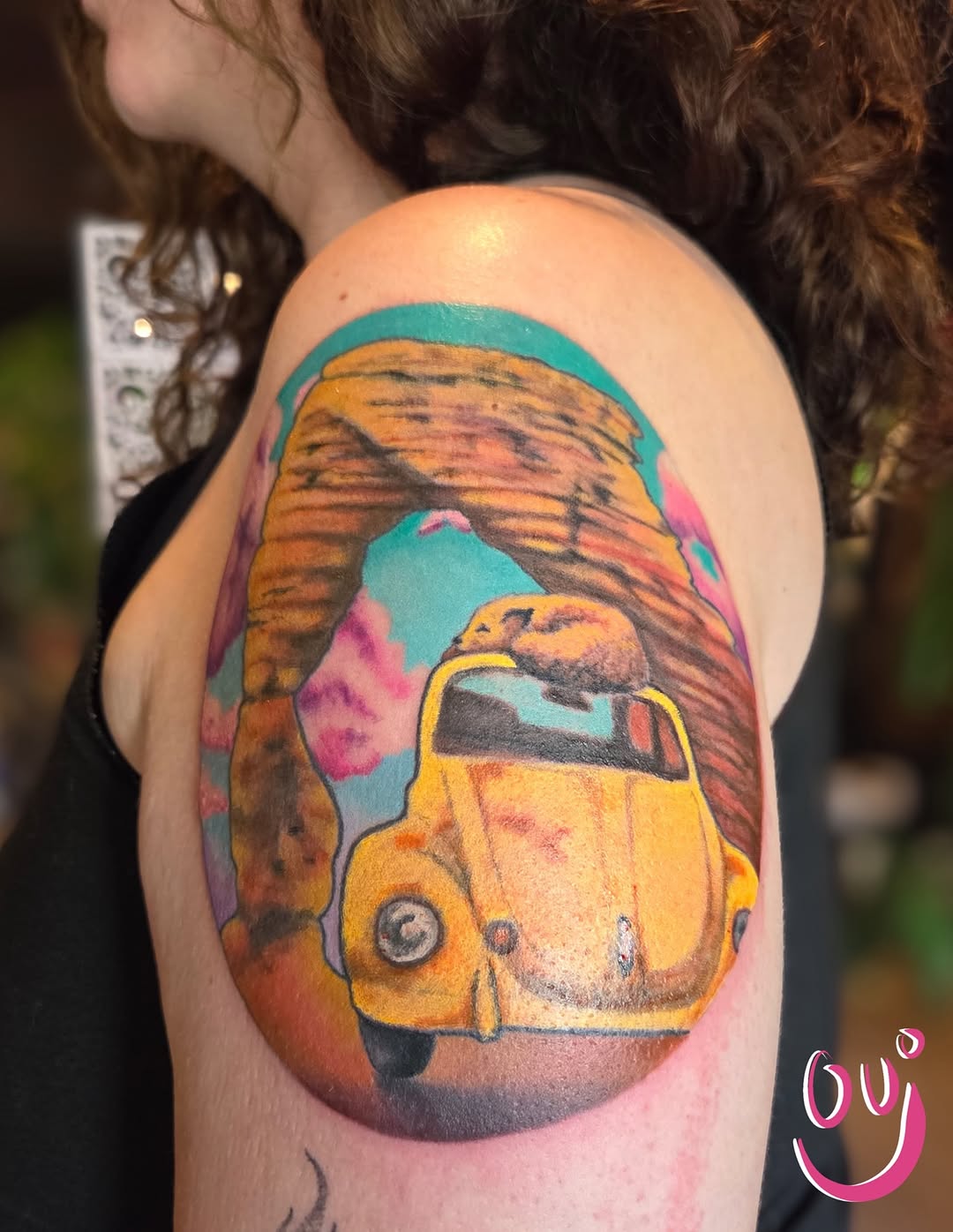 Tattoo by @jousmile_tattoos — realism, trash_polka