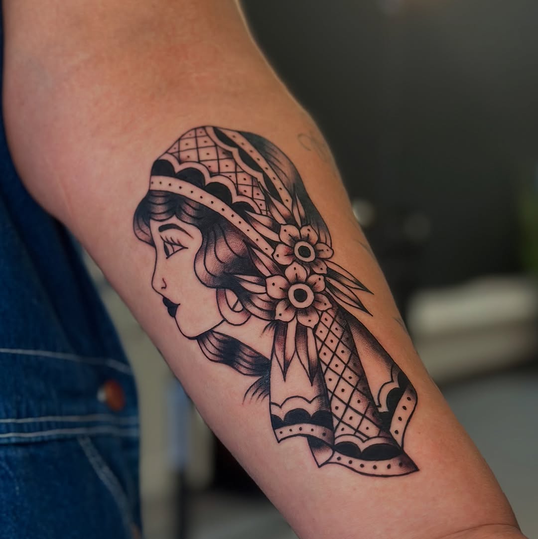 Tattoo by @skyrosetattoos — american_traditional